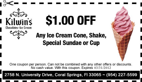 The Walk Of Coral Springs - Kilwin's Coupon