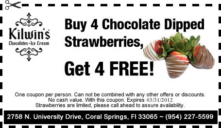 The Walk Of Coral Springs - Kilwin's Coupon
